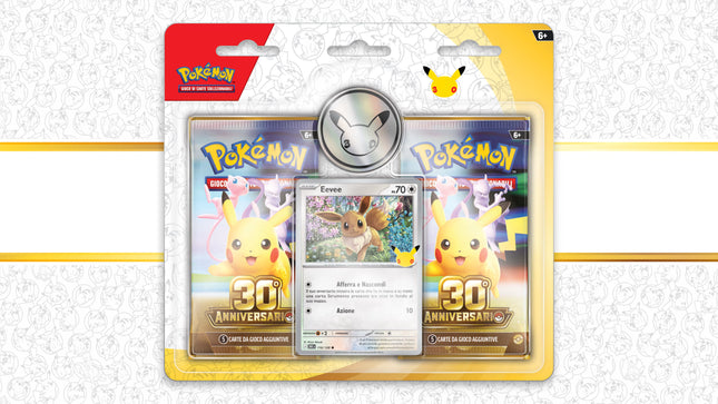 Pokémon 30° Anniversario - Blister 2 Buste (IT)
