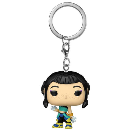 Funko Pop keychain Zoey Demon Hunters portachiavi