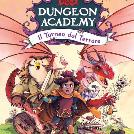 D&D Dungeon Academy – Il torneo del terrore – copertina completa dell’edizione italiana