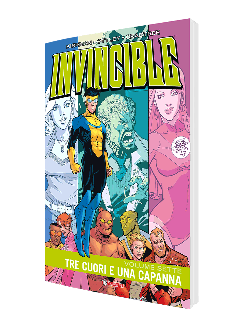 Invincible 7 – Tre cuori e una capanna – copertina ufficiale