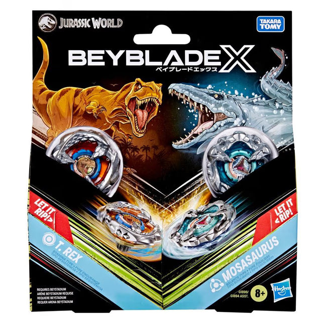 Beyblade X T-Rex / Mosasaurus Jurassic World