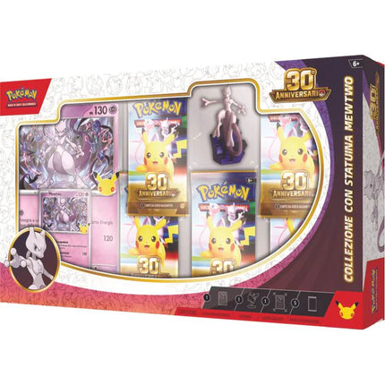 Preordine Pokèmon 30° Anniversario - Collezione con Statuina Mew & Mewtwo (IT)