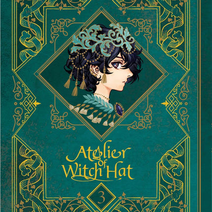 Atelier of Witch Hat Grimoire Edition 3 – copertina verde e oro di Kamome Shirahama, edizione italiana