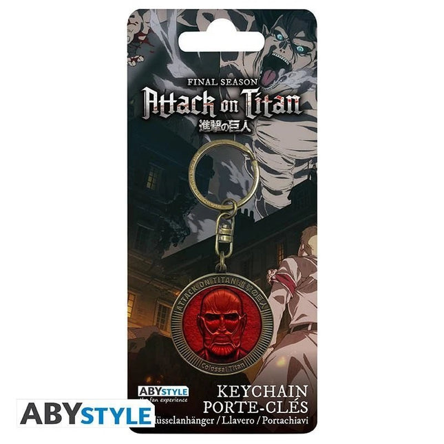 Attacco dei Giganti Portachiavi Keychain - Colossal Titan - L’emporio dell’avventuriero