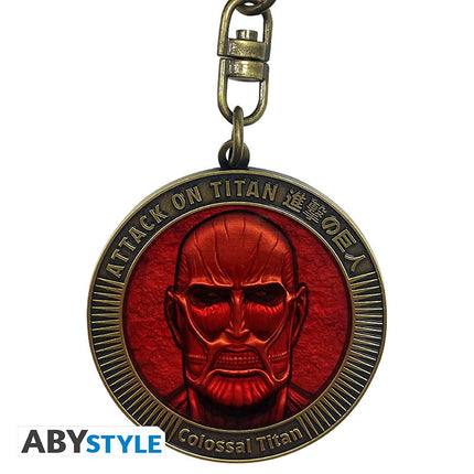 Attacco dei Giganti Portachiavi Keychain - Colossal Titan