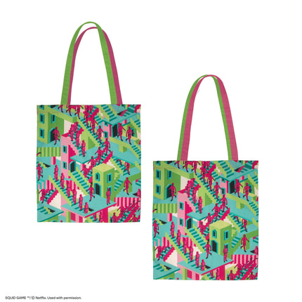 Bag Squid Game - Tote Bag Staircase - L’emporio dell’avventuriero