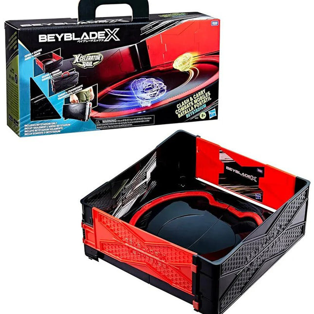 Beyblade X – Beystadium Clash & Carry - Arena Portatile - L’emporio dell’avventuriero