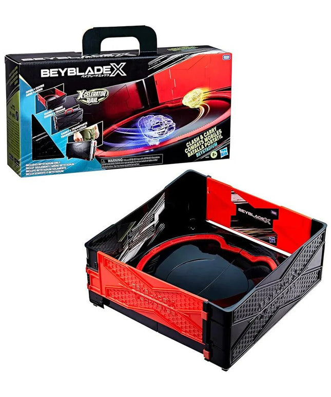 Beyblade X – Beystadium Clash & Carry - Arena Portatile - L’emporio dell’avventuriero