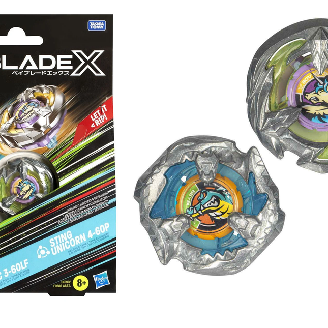 Beyblade X – Bite Croc 3-60LF & Sting Unicorn 4-60P Dual Pack - L’emporio dell’avventuriero