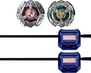 Beyblade X Marvel G1691 – contenuto completo con Miles Morales 1-60GN, Green Goblin 9-80HT e due lanciatori