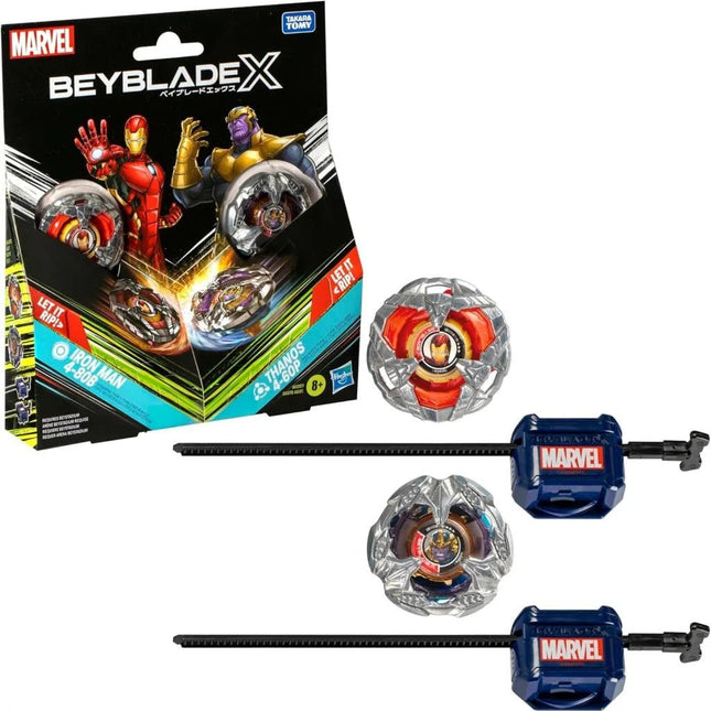 BEYBLADE X Marvel – Iron Man 4 - 80B / Thanos 4 - 60P - L’emporio dell’avventuriero