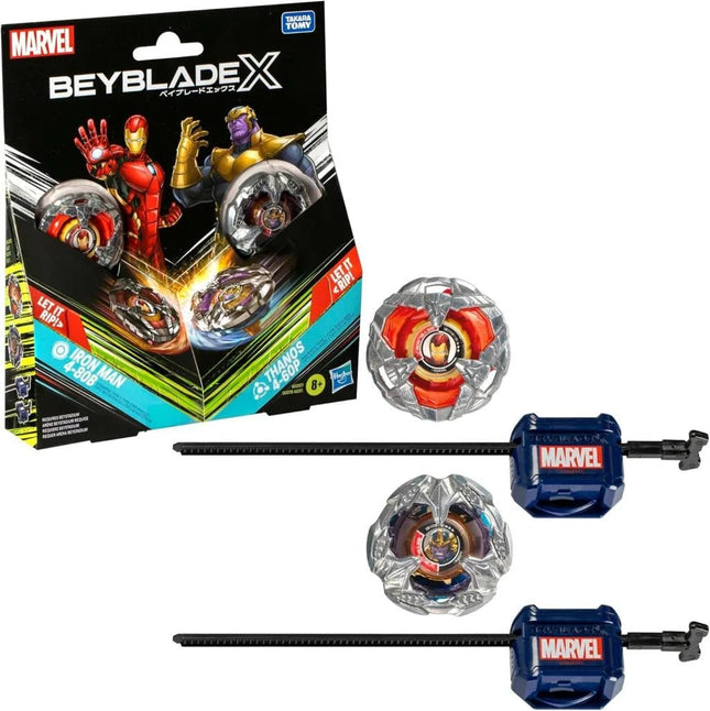 BEYBLADE X Marvel – Iron Man 4 - 80B / Thanos 4 - 60P - L’emporio dell’avventuriero