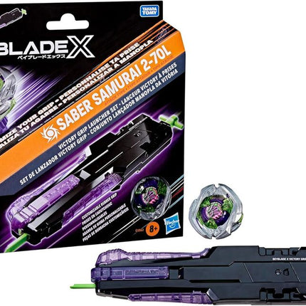 BEYBLADE X – SW Grip Launcher Saber Samurai 2 - 70L - L’emporio dell’avventuriero