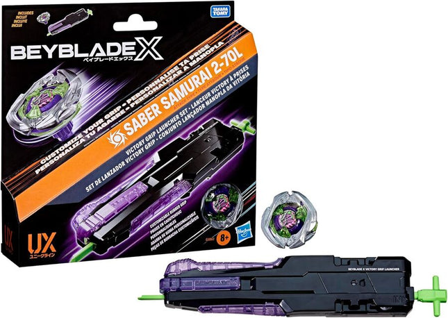 BEYBLADE X – SW Grip Launcher Saber Samurai 2 - 70L - L’emporio dell’avventuriero