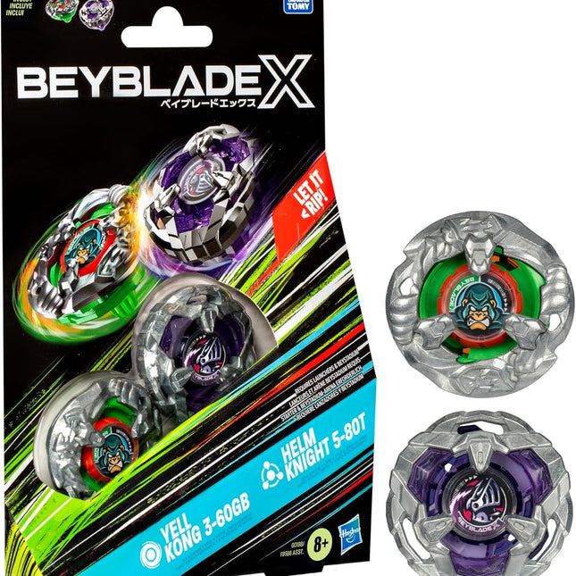 Beyblade X – Yell Kong 3-60GB & Helm Knight 5-80T Dual Pack - L’emporio dell’avventuriero