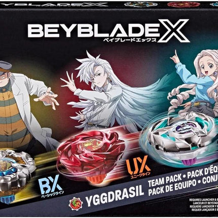 Beyblade X – Yggdrasil Team Pack, 3 trottole - L’emporio dell’avventuriero