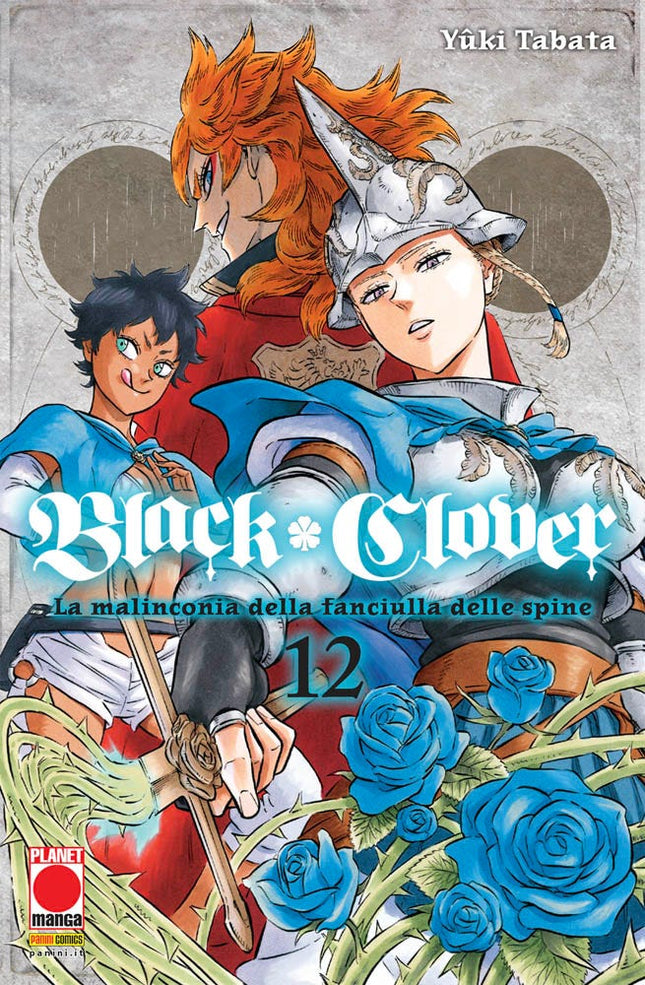 Black Clover 12 seconda ristampa - copertina ufficiale Panini