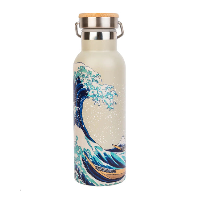 Borraccia in Metallo - Hokusai, The Great Wave off Kanagawa - L’emporio dell’avventuriero