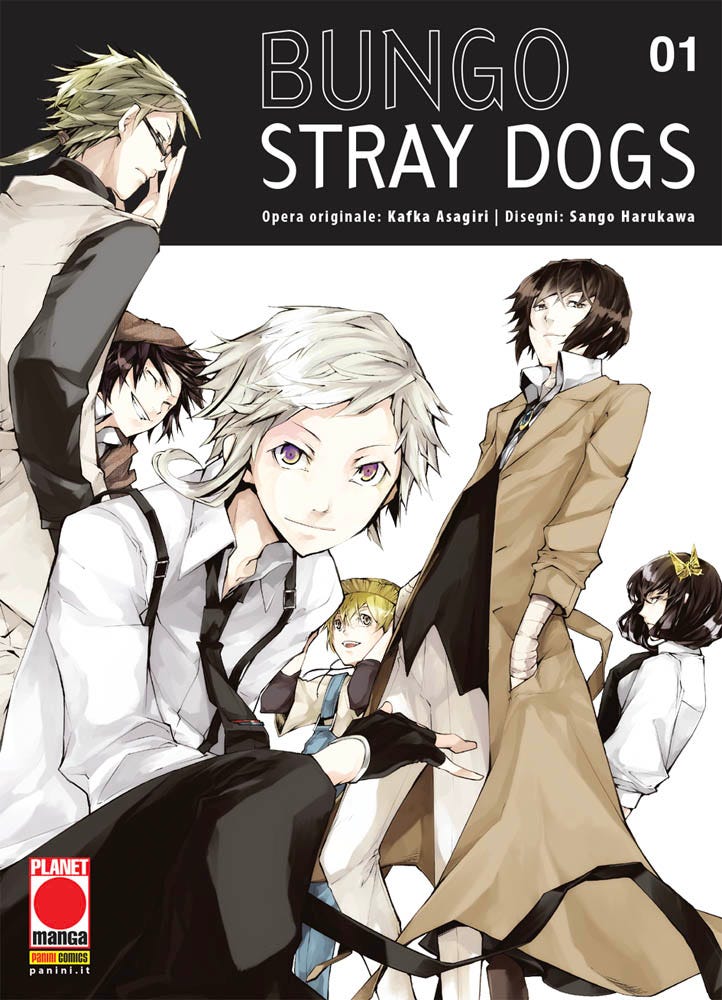 Bungo Stray Dogs 1 – copertina italiana Planet Manga