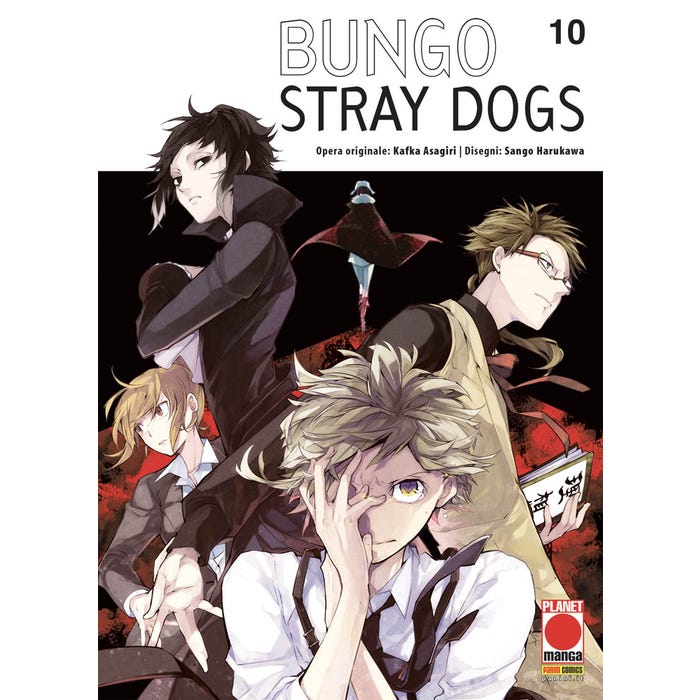 Bungo Stray Dogs 10, copertina italiana Planet Manga