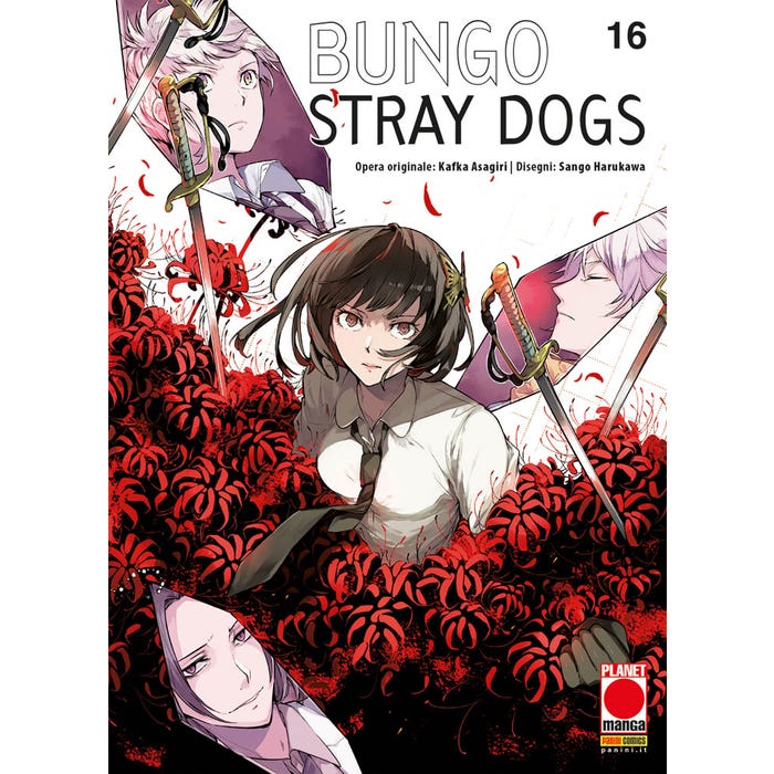 Bungo Stray Dogs 16, copertina italiana Planet Manga