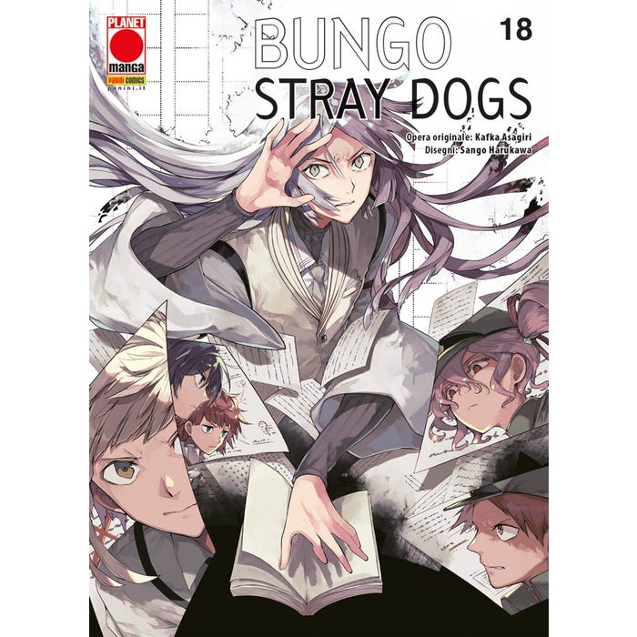 Bungo Stray Dogs 18, copertina italiana Planet Manga