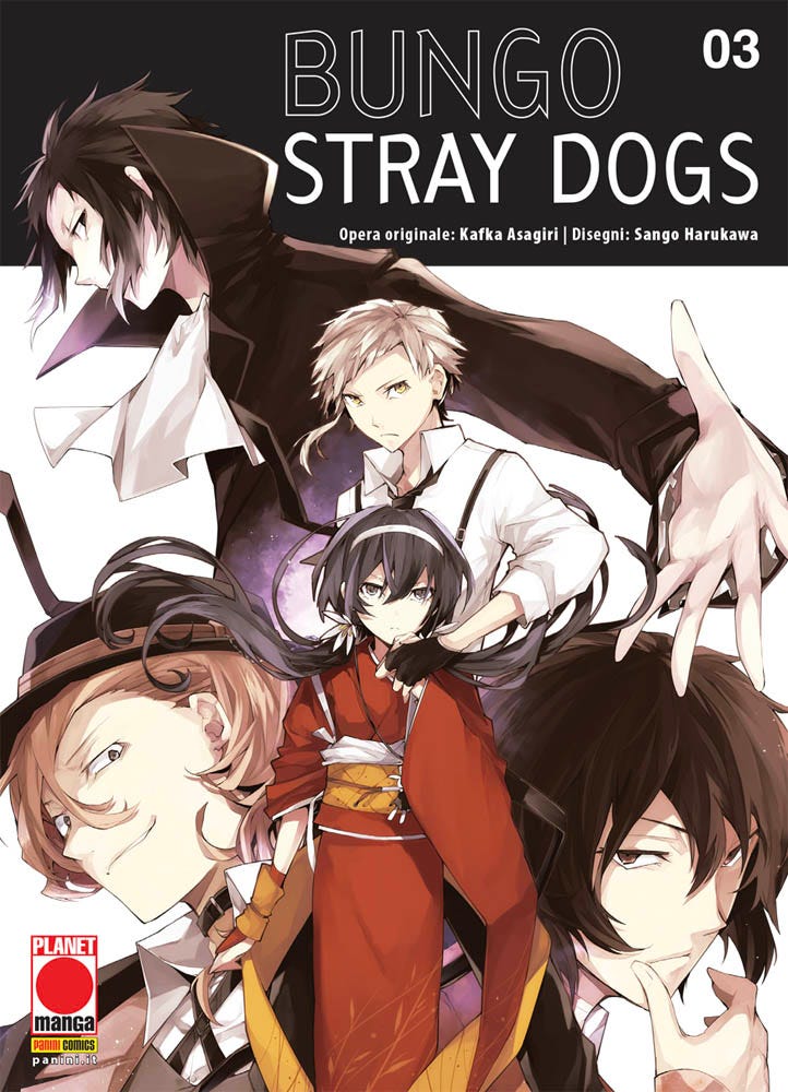 Bungo Stray Dogs 3 – copertina italiana Planet Manga