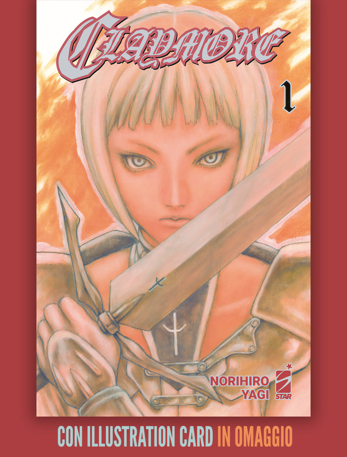 Claymore New Edition 1, copertina ufficiale Star Comics
