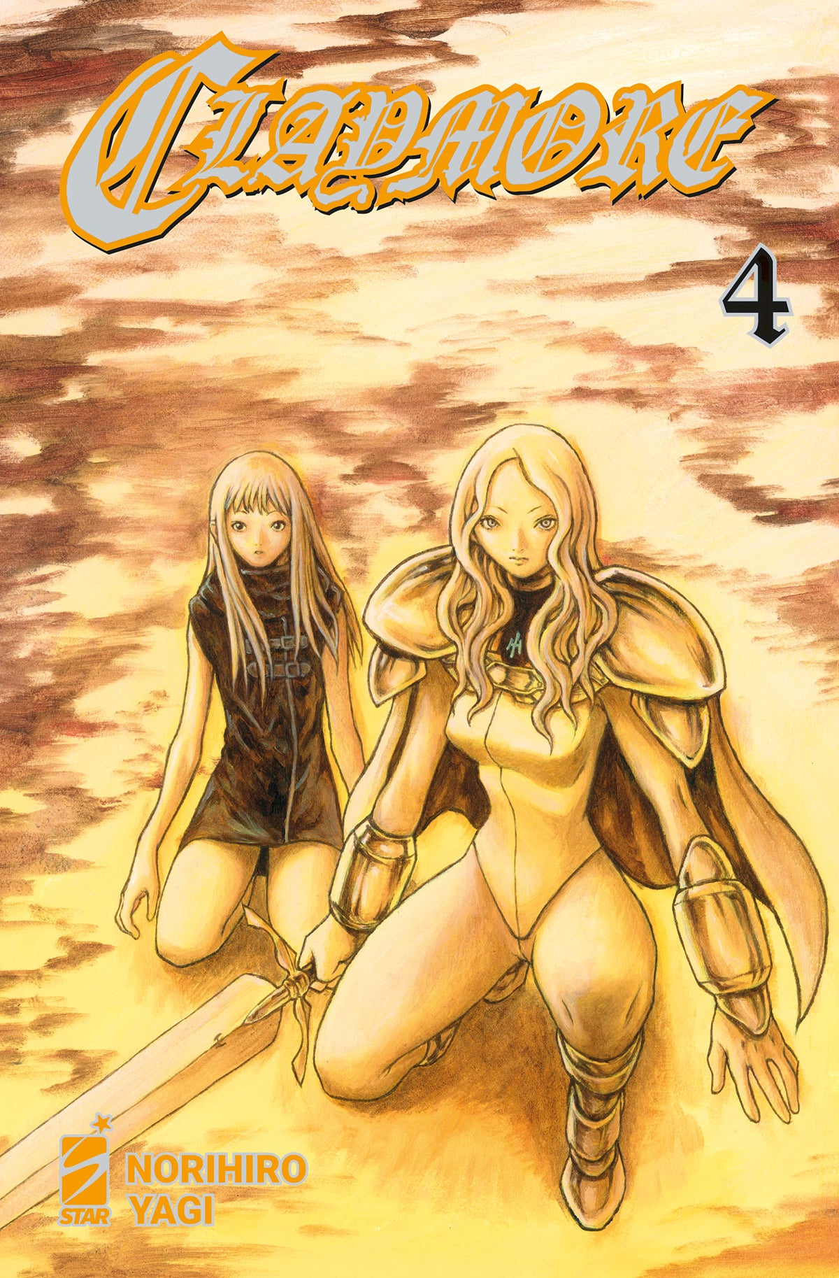 Claymore New Edition 4, copertina ufficiale Star Comics