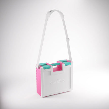 Deck Box Rigido - Game Castle Pink / White / Teal – - L’emporio dell’avventuriero