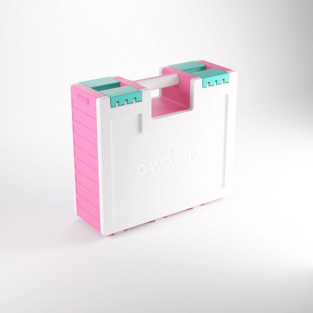 Deck Box Rigido - Game Castle Pink / White / Teal – - L’emporio dell’avventuriero