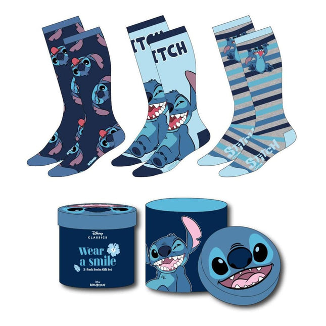 Disney Lilo & Stitch - Set Calze (36 - 43) - L’emporio dell’avventuriero