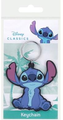 Disney Stitch Portachiavi in Gomma - Stitch Seduto - L’emporio dell’avventuriero