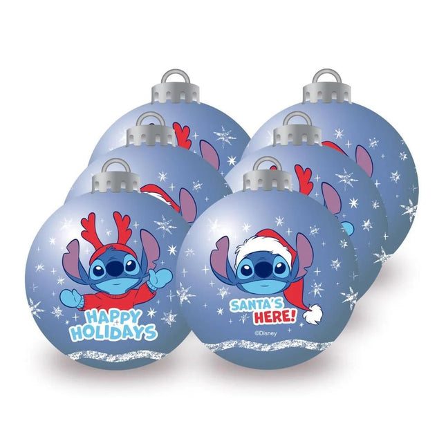 Disney's Lilo & Stitch Palline di Natale - Blu (6 pz) - L’emporio dell’avventuriero