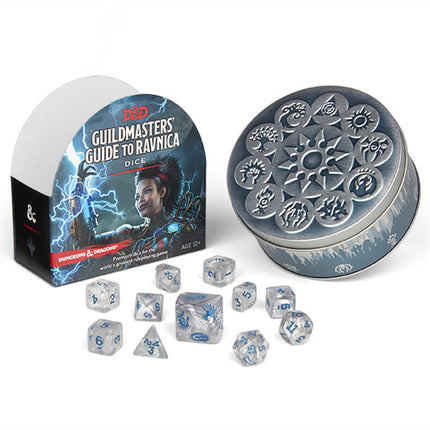 Dungeons & Dragons – Guildmasters’ Guide to Ravnica Dice con scatola delle gilde