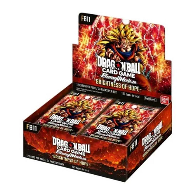 Dragon Ball Fusion World FB11 Brightness of Hope: box da 24 bustine in inglese