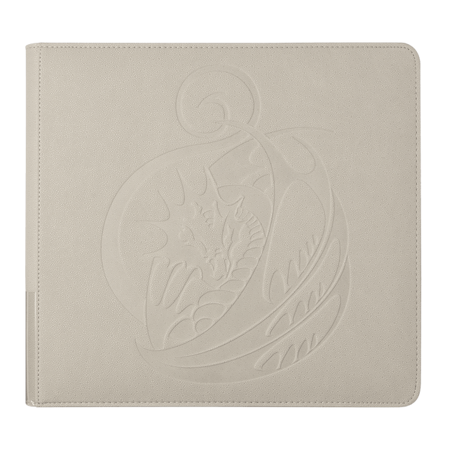 Dragon Shield - Card Codex 12 Tasche ad Anelli con Zip (Aschen White) - L’emporio dell’avventuriero