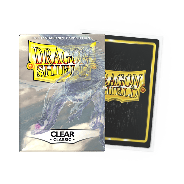 Dragon Shield – Clear – Classic, 100 bustine Standard - L’emporio dell’avventuriero