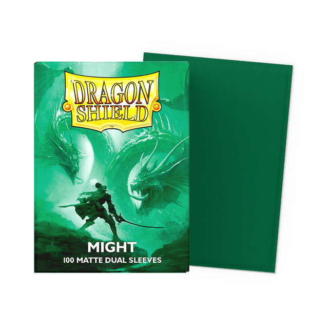 Dragon Shield – Might – Matte Dual, 100 bustine Standard - L’emporio dell’avventuriero