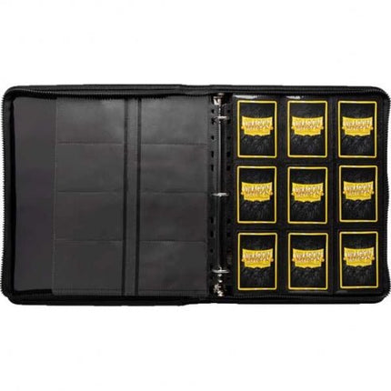 Dragon Shield Zipster Regular Iron Grey Album ad Anelli (9 Tasche) - L’emporio dell’avventuriero