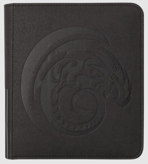 Dragonshield - Card Codex Zipster Small + 20 Pages (Iron Grey) - L’emporio dell’avventuriero