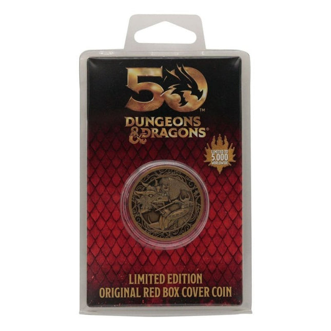 Dungeons & Dragons Limited Edition - Original Red Box Cover Coin - L’emporio dell’avventuriero