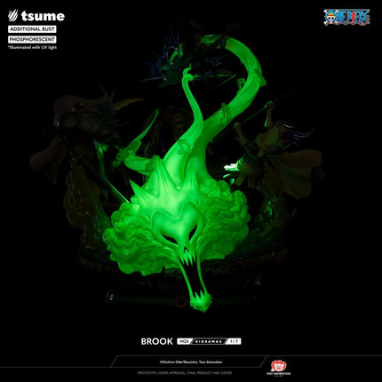 Eiichiro Oda One Piece BROOK 1/6 Tsume HQS Dioramax Resin Statue in 2 Brown Box - L’emporio dell’avventuriero