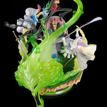 Eiichiro Oda One Piece BROOK 1/6 Tsume HQS Dioramax Resin Statue in 2 Brown Box - L’emporio dell’avventuriero