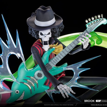 Eiichiro Oda One Piece BROOK 1/6 Tsume HQS Dioramax Resin Statue in 2 Brown Box - L’emporio dell’avventuriero