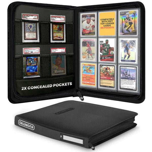 Evoretro - Shield+ Topload Cards Binder (Black) - L’emporio dell’avventuriero