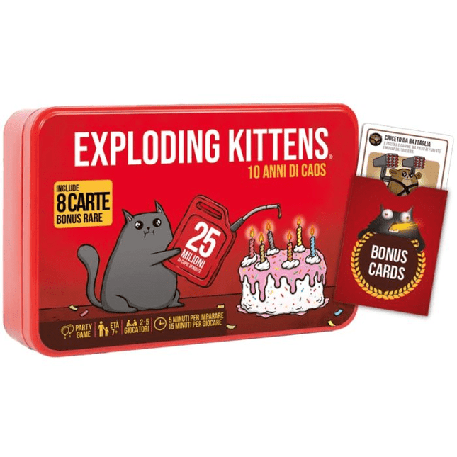 Exploding Kittens – 10 anni di caos - L’emporio dell’avventuriero