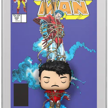 Pop Funko - Deluxe Marvel Cover 232 – Iron Man.