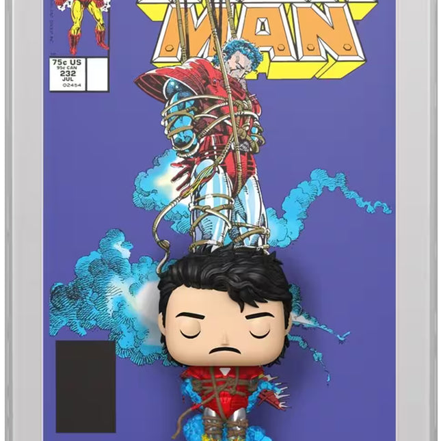 Pop Funko - Deluxe Marvel Cover 232 – Iron Man.