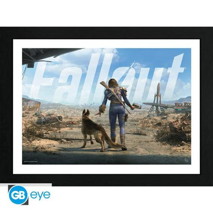 Fallout 4 Stampa con quadro Farmed Print 30,5 x 40,6 cm Sole Female Survivor - L’emporio dell’avventuriero